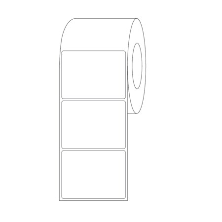 Label, Blank Direct Thermal 3 X 4